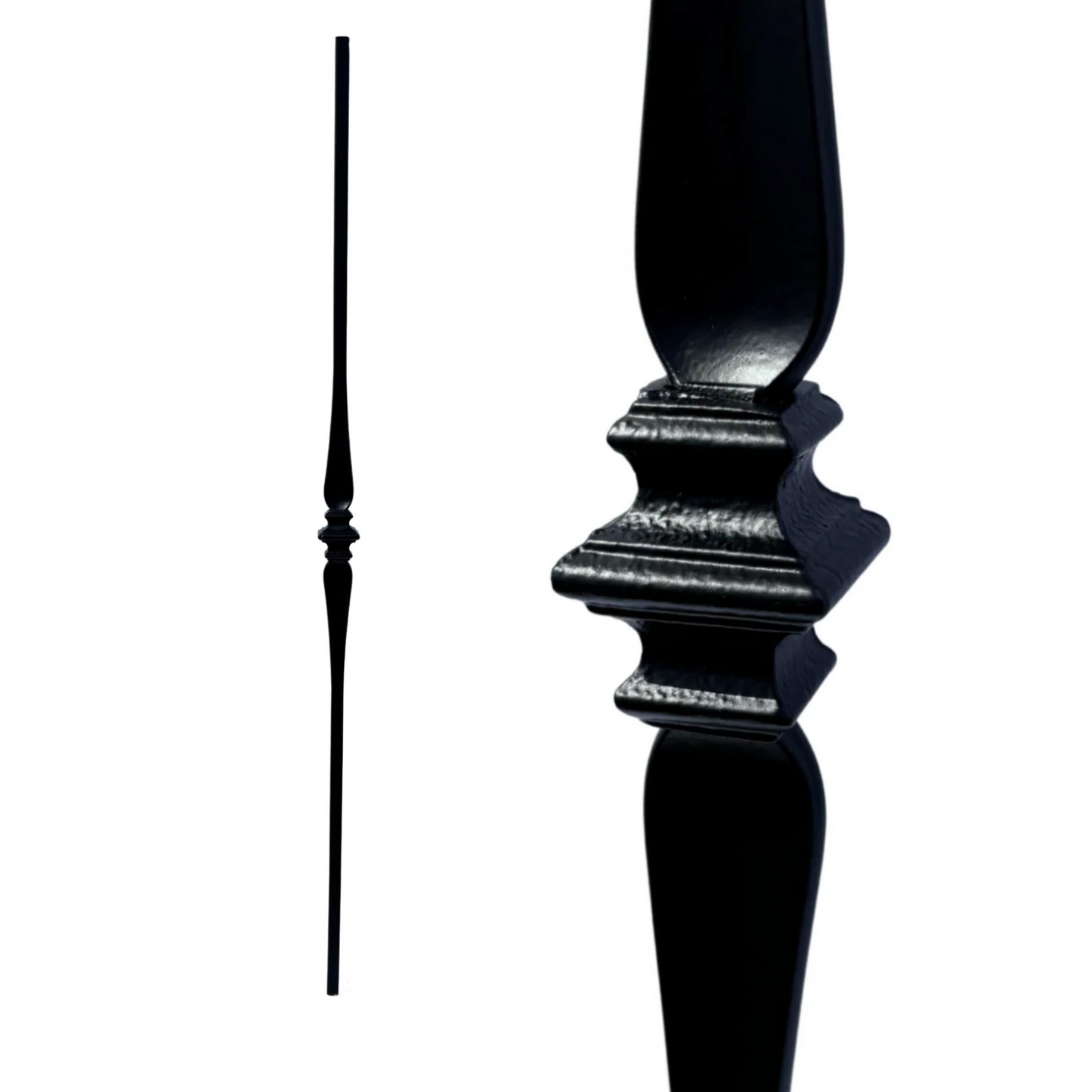 Balustre à manche carré massif de 1/2 po à cuillère simple