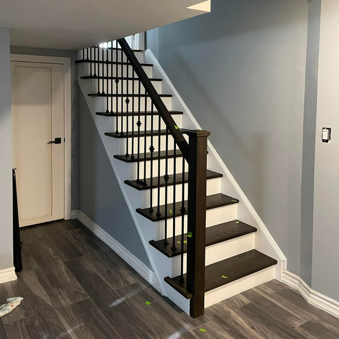 Single Collar 1/2" Solid Square Shaft Baluster