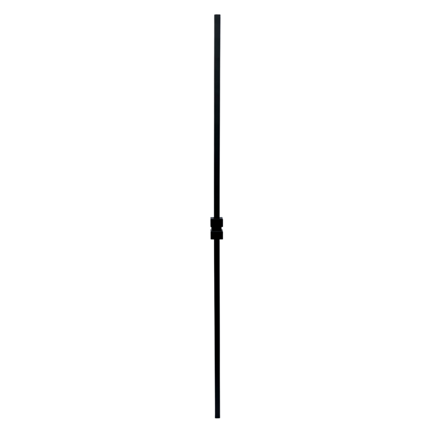 Single Square Collar 1/2" Hollow Metal Insert Square Shaft Baluster