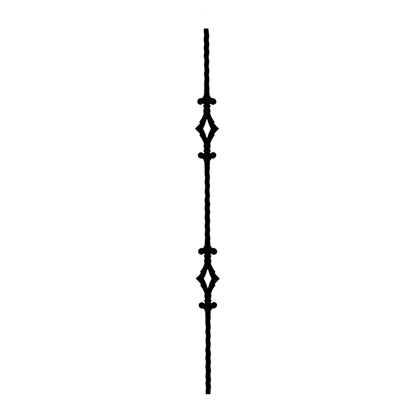 Double Diamond Hammer 1/2" Solid Square Shaft Baluster
