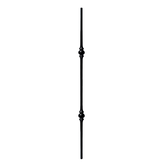 Double Ball Hammer 9/16" Solid Round Shaft Baluster