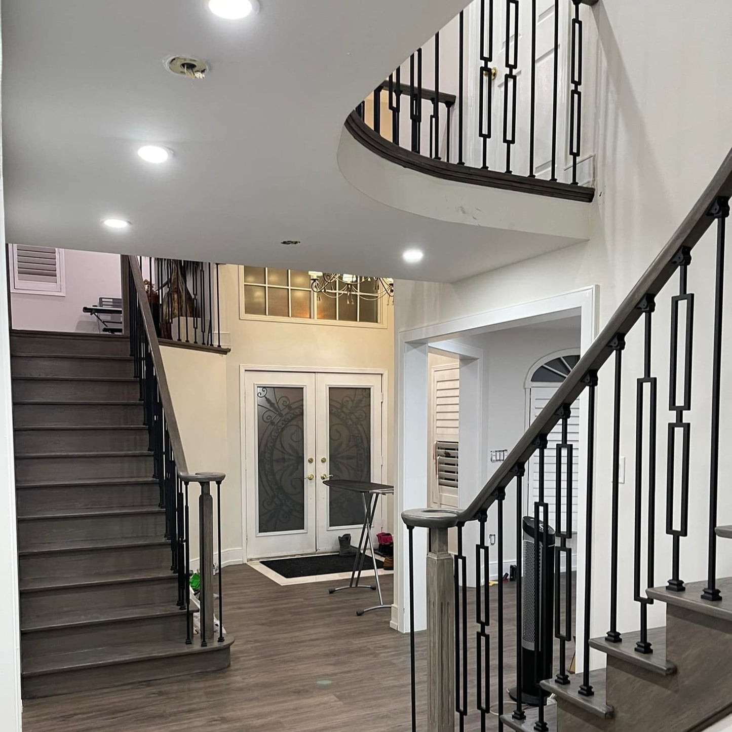 15 Pack Double Rectangle 1/2" Hollow Square Shaft Pin Top Baluster