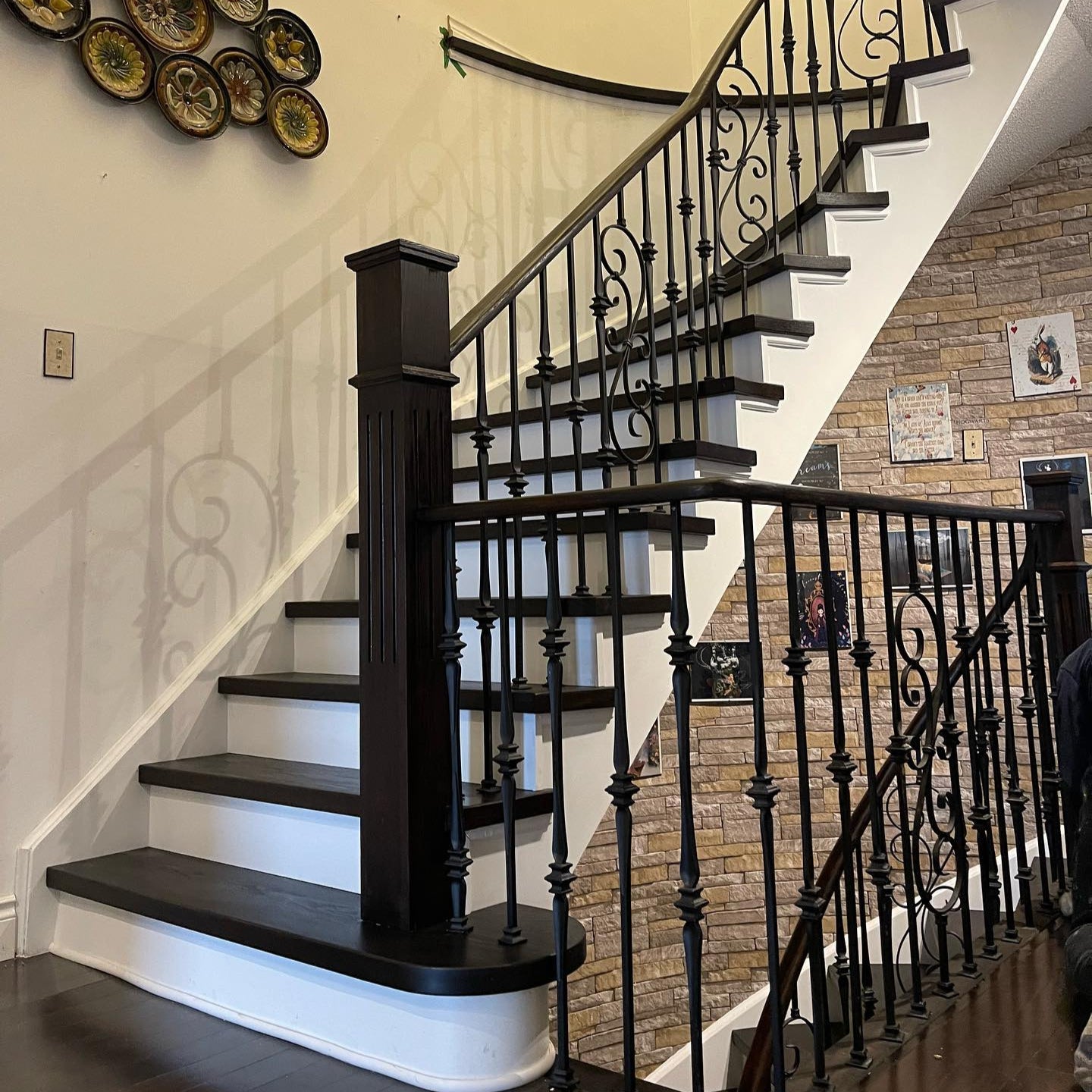 Flower 1/2" Solid Square Shaft Baluster