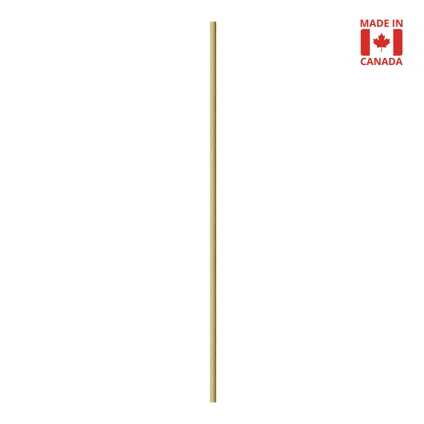 Plain 1/2" Solid Round Shaft Baluster (Brass Gold) Mister Baluster