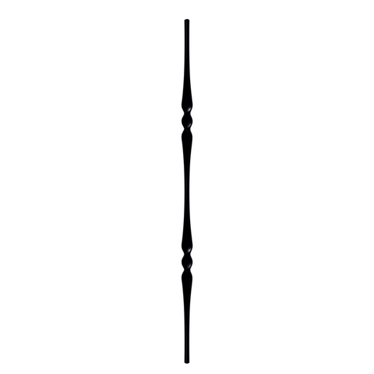 Double Spoon 9/16" Solid Round Shaft Baluster