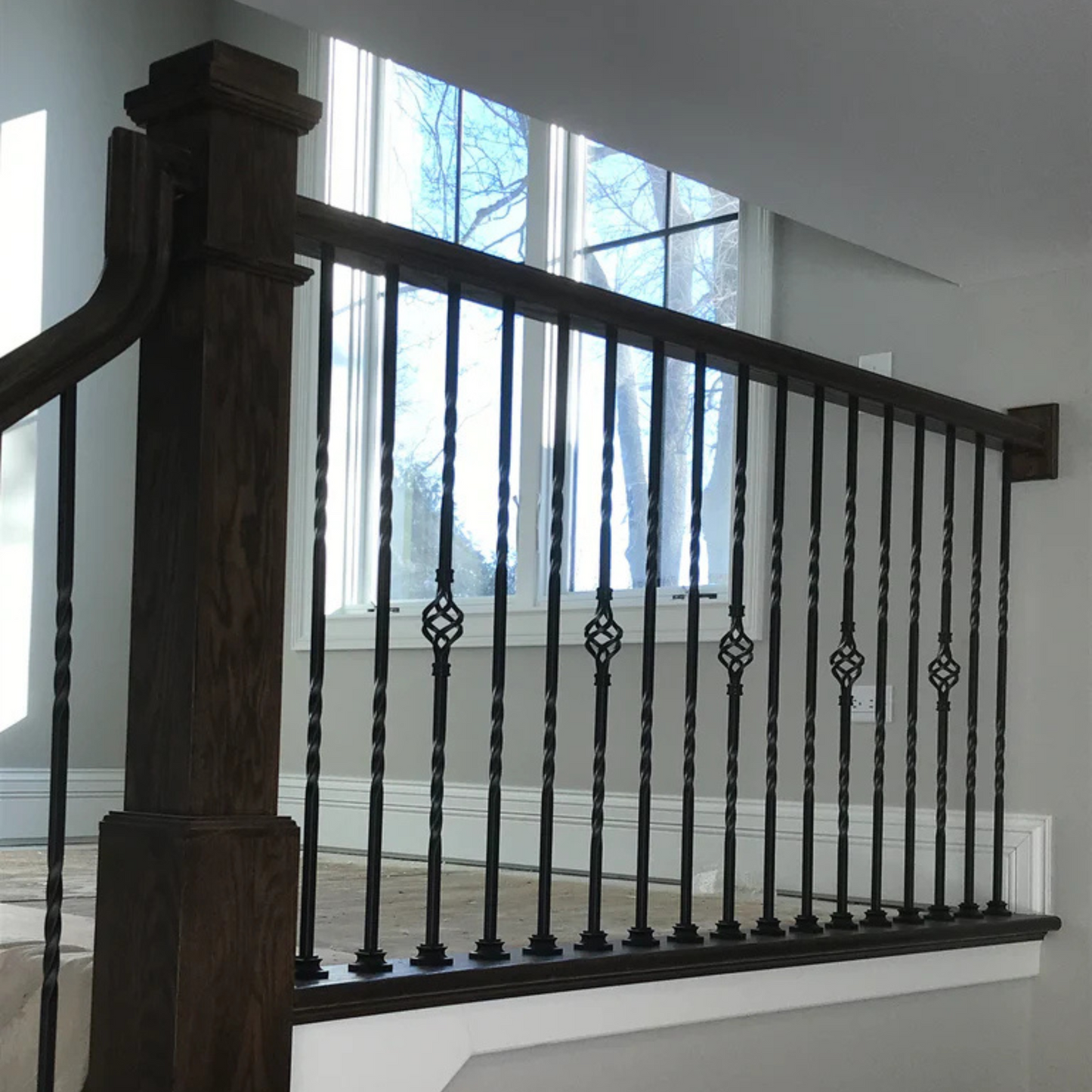 Double Twist 1/2" Solid Square Shaft Baluster