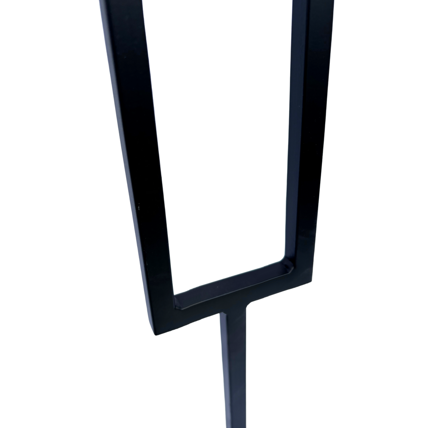 Balustre rectangulaire extra-large à fût carré massif de 1/2 po