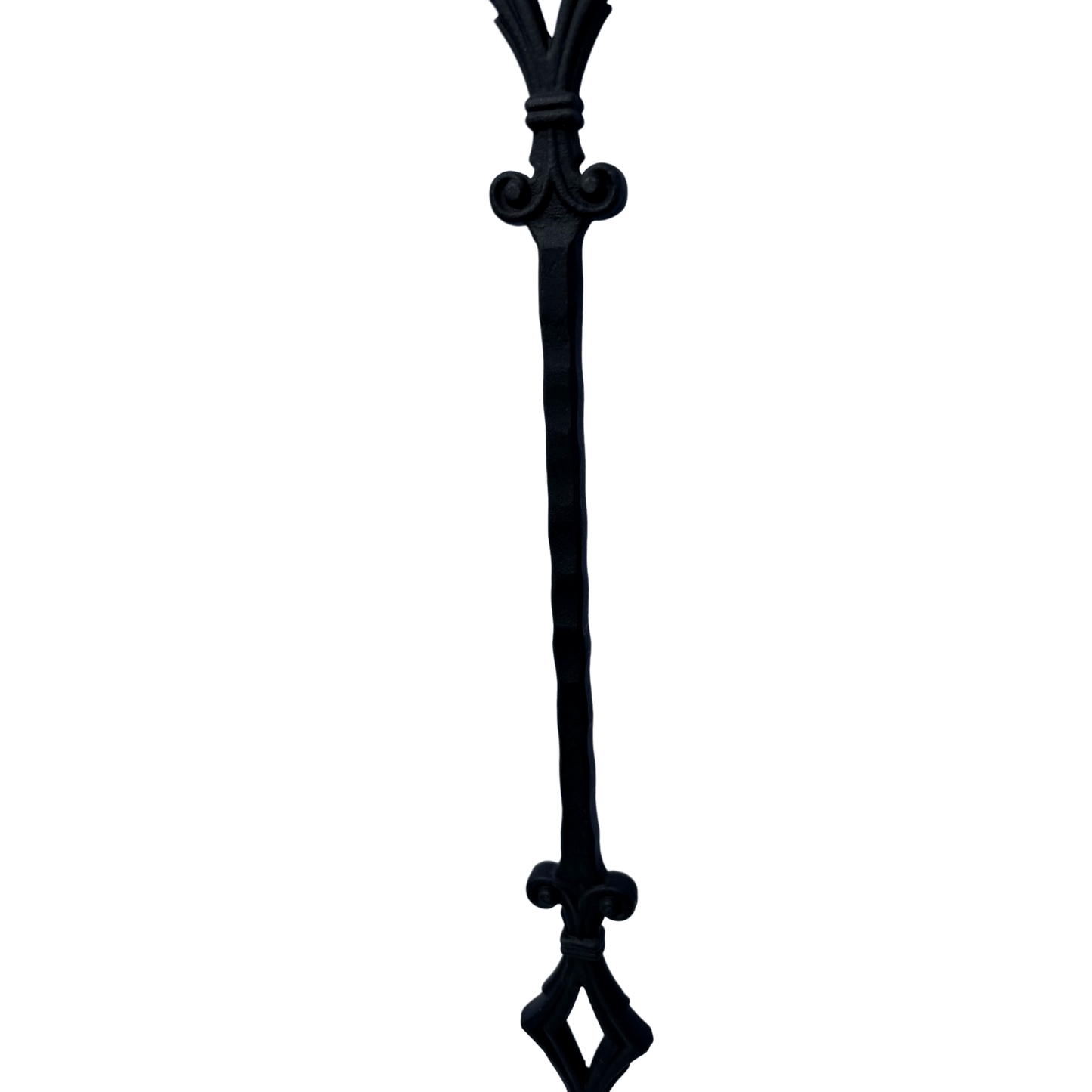 Double Diamond Hammer Baluster 1/2" Square Shaft Solid Core - Mister Baluster