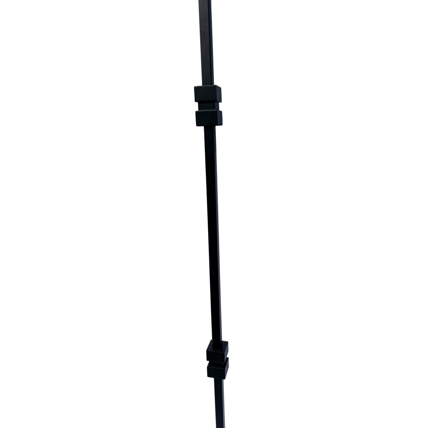 Double Square Collar Baluster 1/2" Square Shaft Solid Core - Mister Baluster