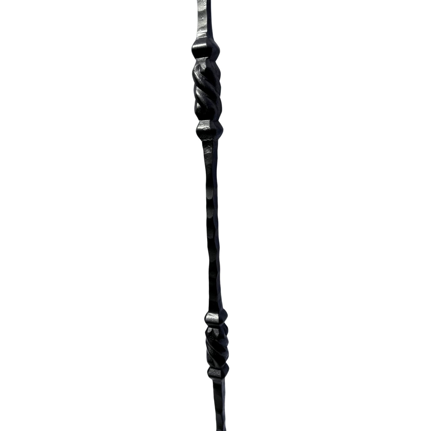 Double Thick Hammer Baluster 1/2" Square Shaft Solid Core - Mister Baluster
