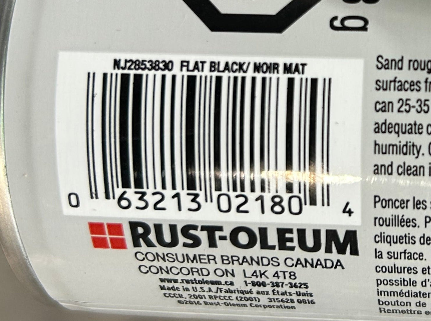 Flat/Matte Black Spray Paint - Mister Baluster