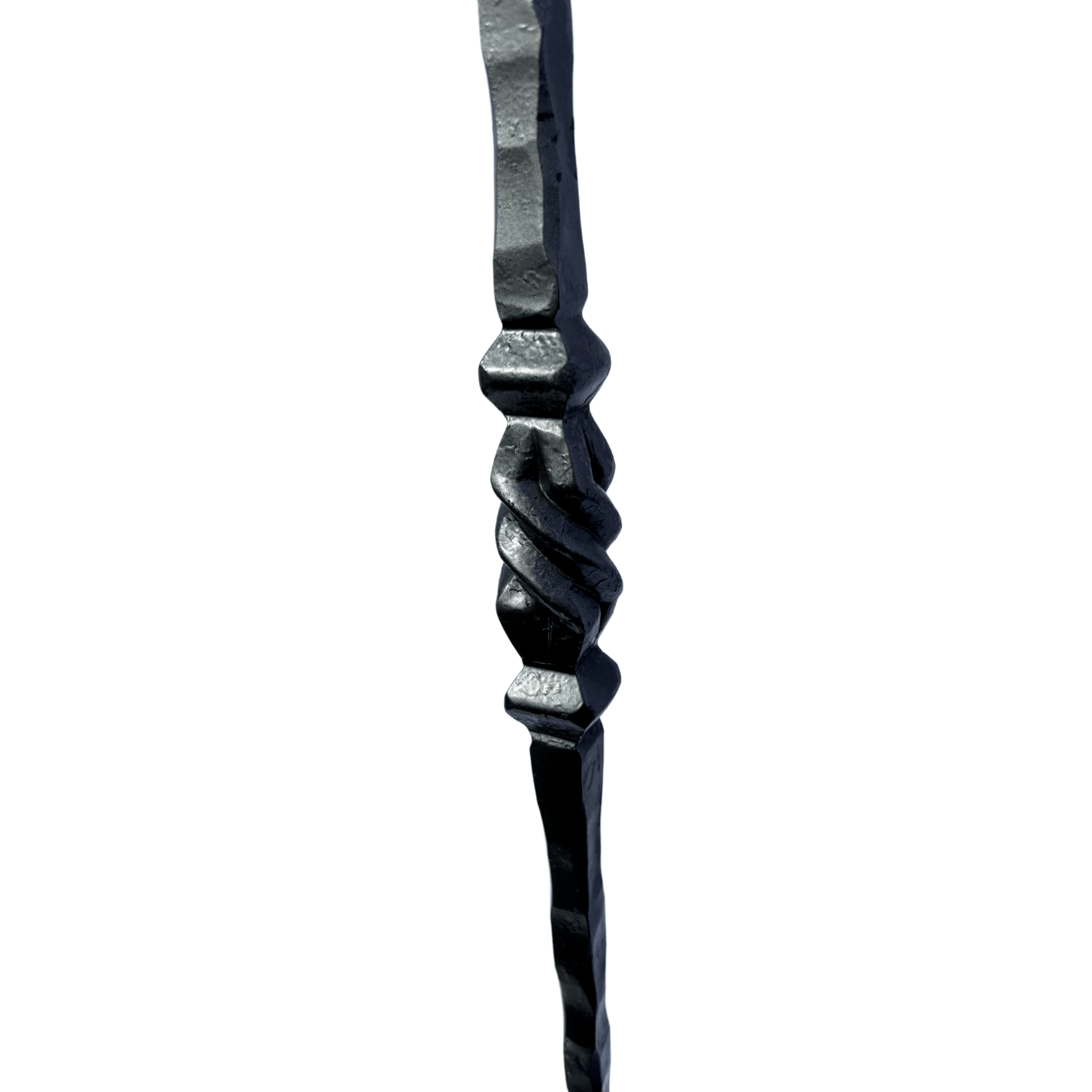 Single Thick Hammer Baluster 1/2" Square Shaft Solid Core - Mister Baluster