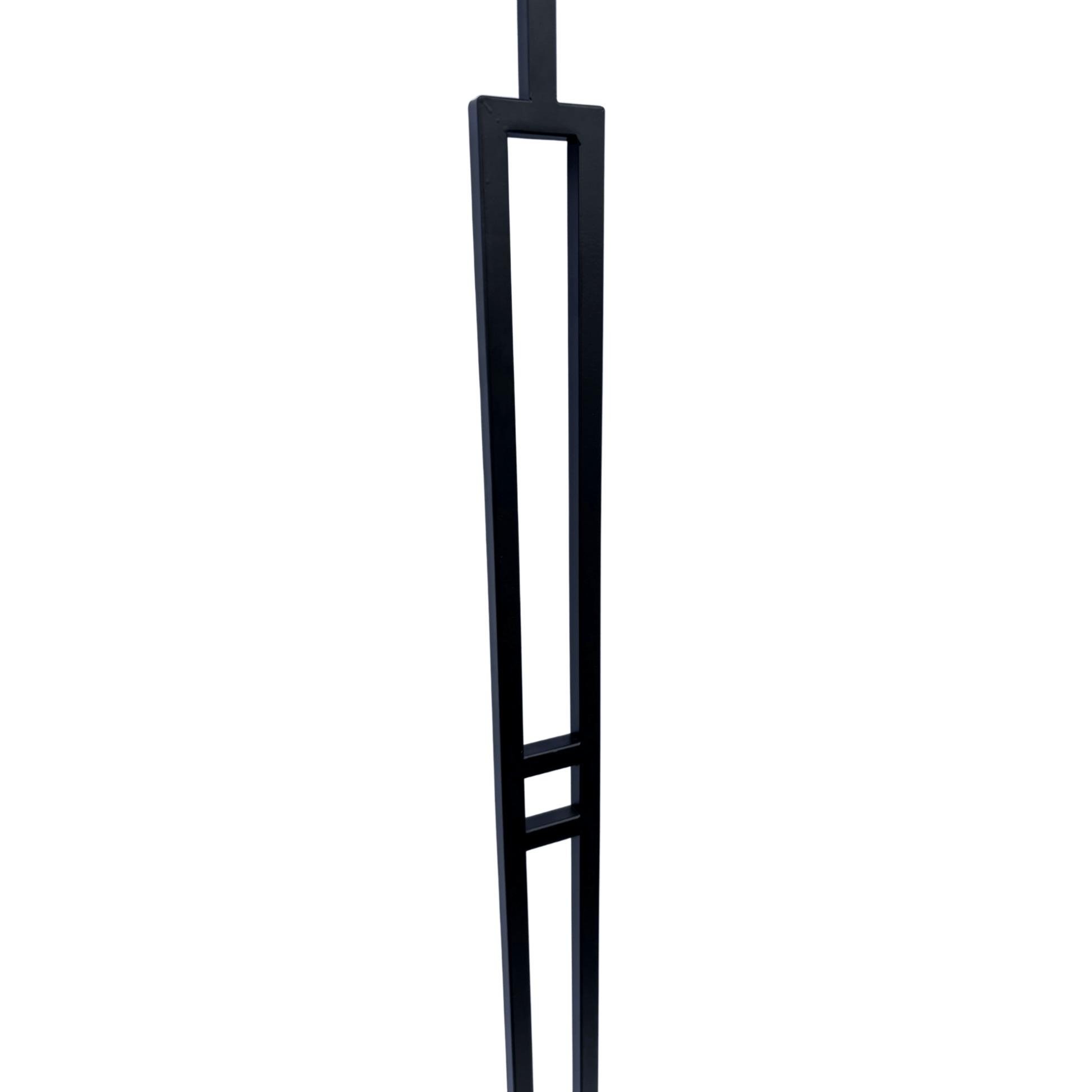 2 Line Rectangle Baluster 1/2" Square Shaft Hollow Core - Mister Baluster