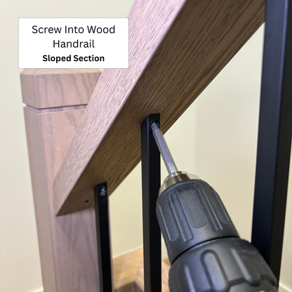 Double Collar 1/2" Solid Square Shaft Baluster