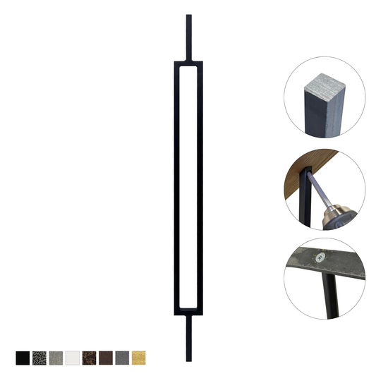 Rectangle 1/2" Solid Square Shaft Baluster