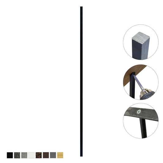 Plain 1/2" Solid Square Shaft Baluster