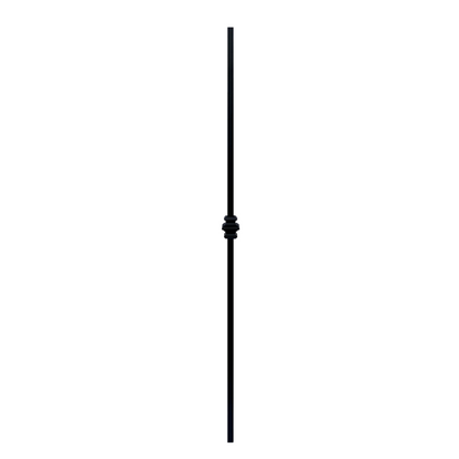 Single Collar 1/2" Solid Square Shaft Baluster