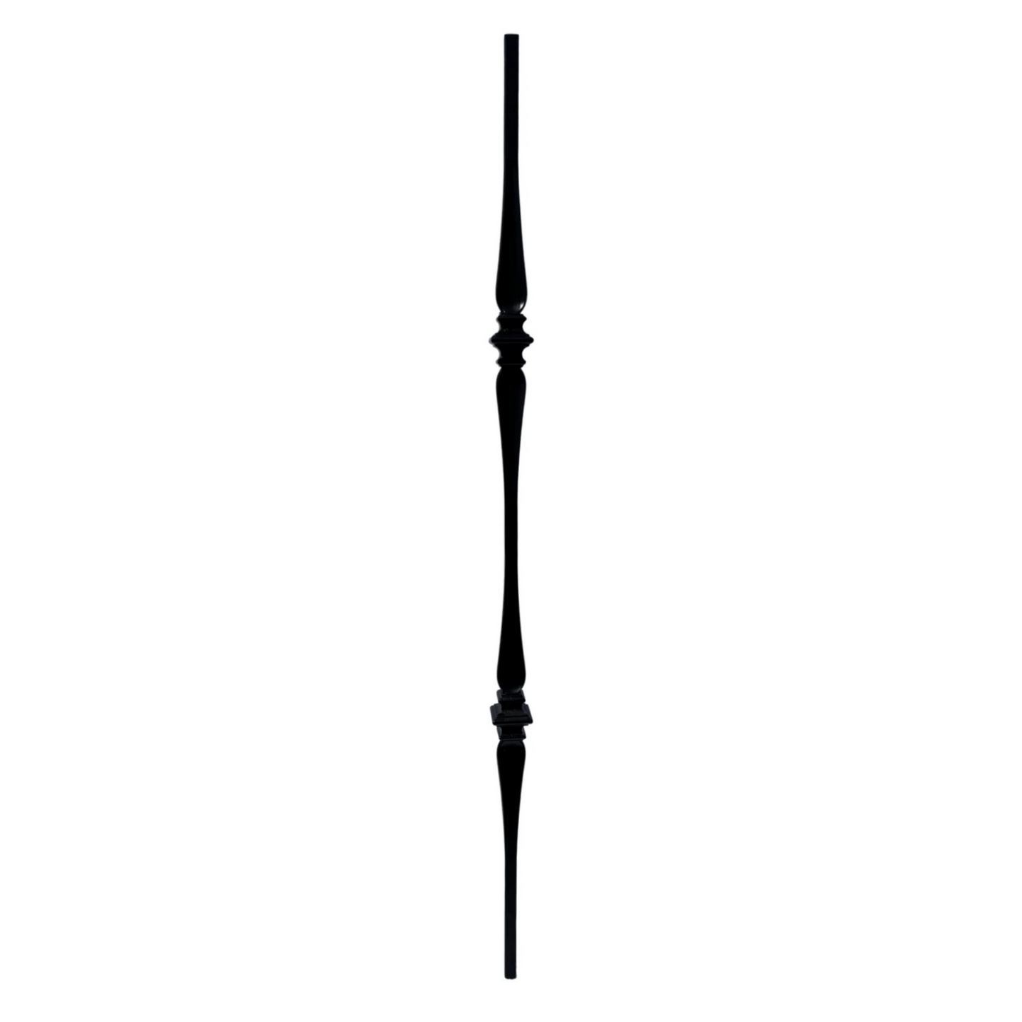 Balustre à manche carré massif à double cuillère de 1/2 po 