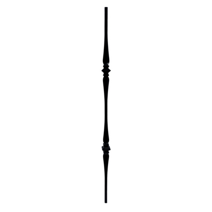 Balustre à manche carré massif à double cuillère de 1/2 po 