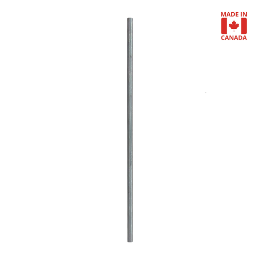 Balustre rond massif uni de 5/8 po 