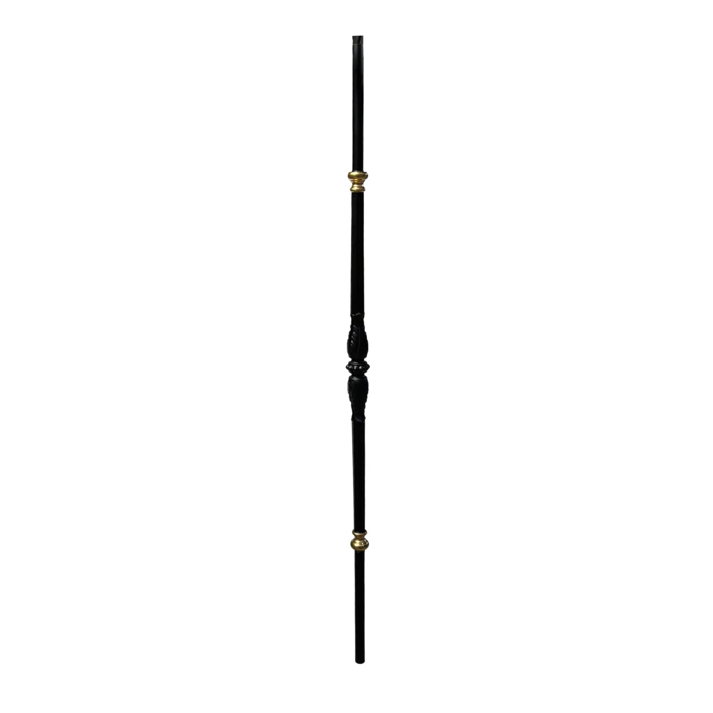 Male with Gold Accents 5/8" Solid Round Shaft Baluster