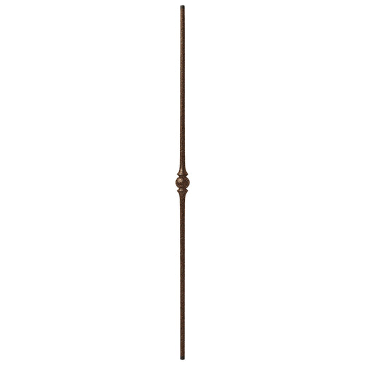Double Ball Hammer 9/16" Solid Round Shaft Baluster (Burnt Penny) Mister Baluster