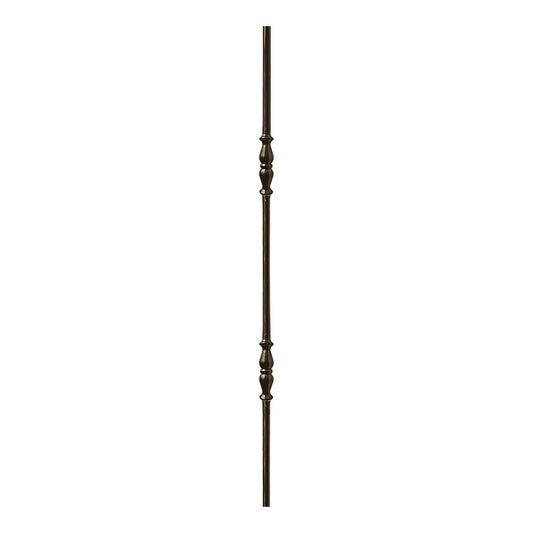 Double French Hammer 9/16" Solid Round Shaft Baluster (Burnt Penny) Mister Baluster