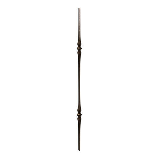 Double Hammer 9/16" Solid Round Shaft Baluster (Burnt Penny) Mister Baluster