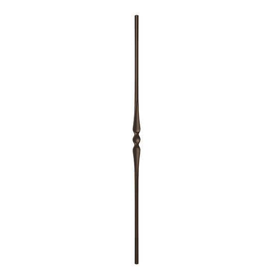 Double Spoon 9/16" Solid Round Shaft Baluster (Burnt Penny) Mister Baluster