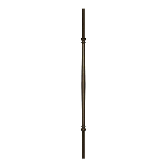 Female 5/8" Solid Round Shaft Baluster (Burnt Penny) Mister Baluster
