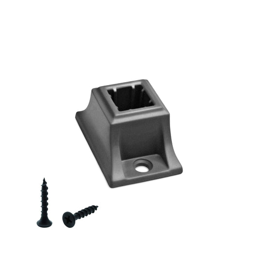 Flat Screw Down Shoe 1/2" Square Shaft (Gun Metal)