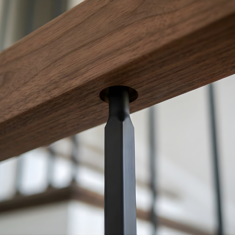 Pin top baluster installation