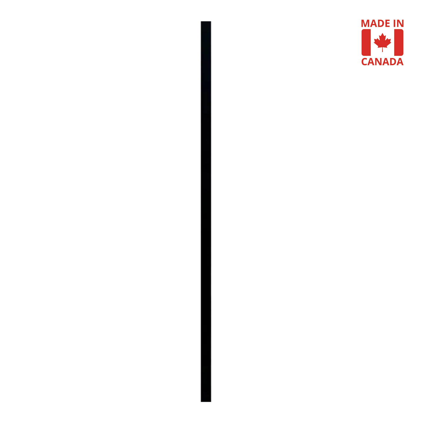 Balustre carré massif de 5/8 po 