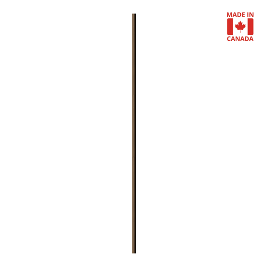 Plain 1/2" Solid Round Shaft Baluster (Burnt Penny) Mister Baluster