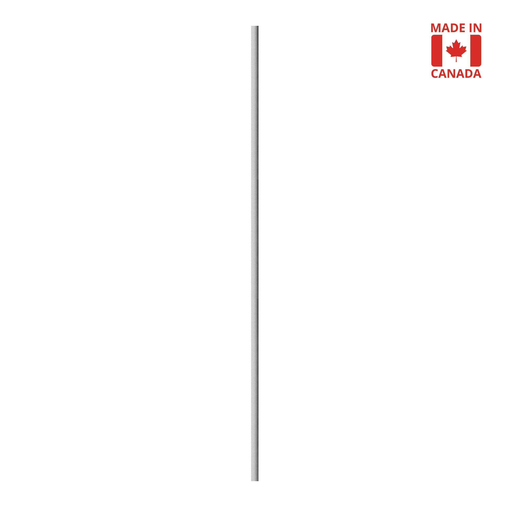 Plain 1/2" Solid Round Shaft Baluster (Pearl Silver) Mister Baluster