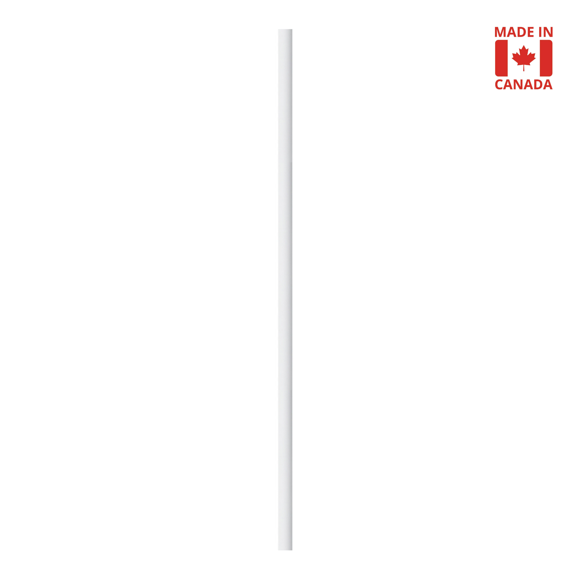 Plain 5/8" Solid Round Shaft Baluster (Matte White) Mister Baluster