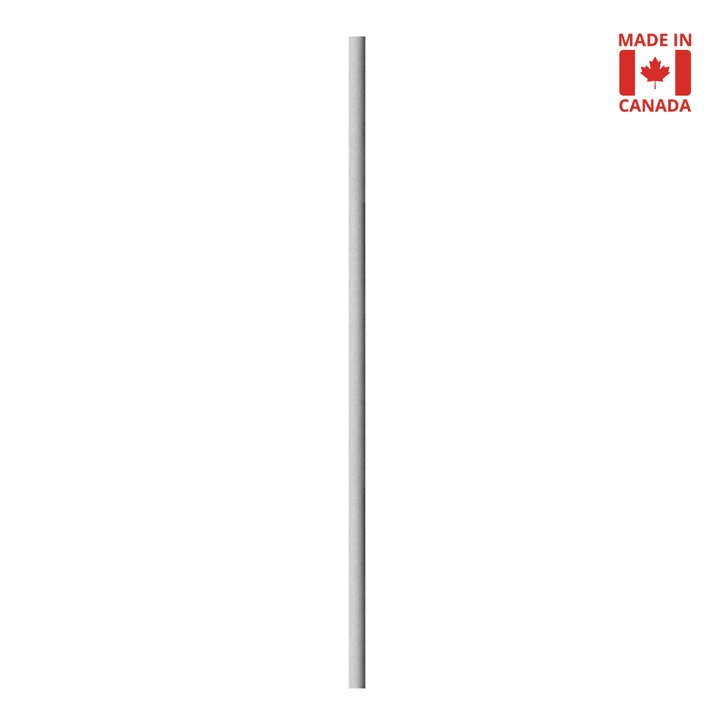 Plain 5/8" Solid Round Shaft Baluster (Pearl Silver) Mister Baluster