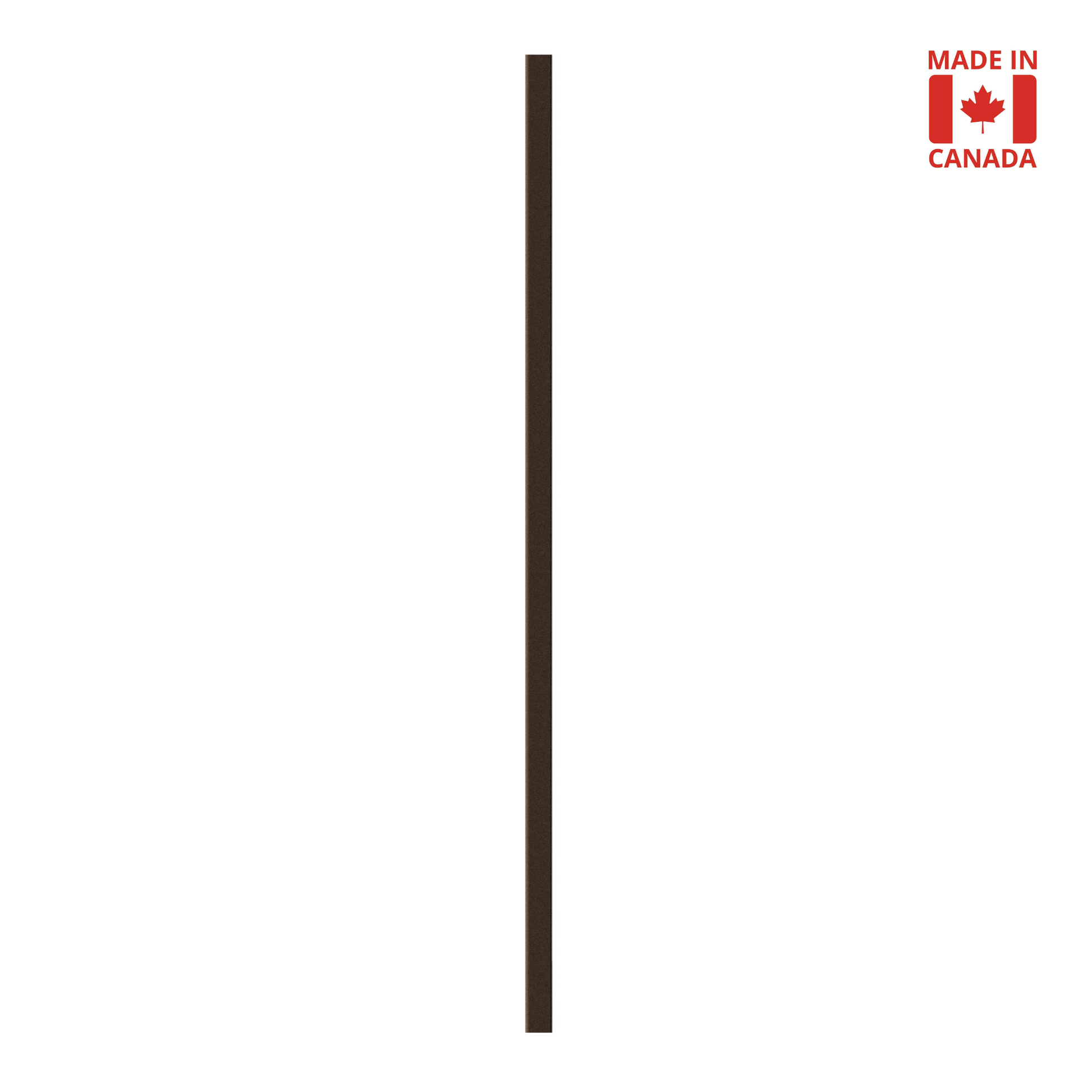 Plain 5/8" Solid Square Shaft Baluster (Burnt Penny) Mister Baluster