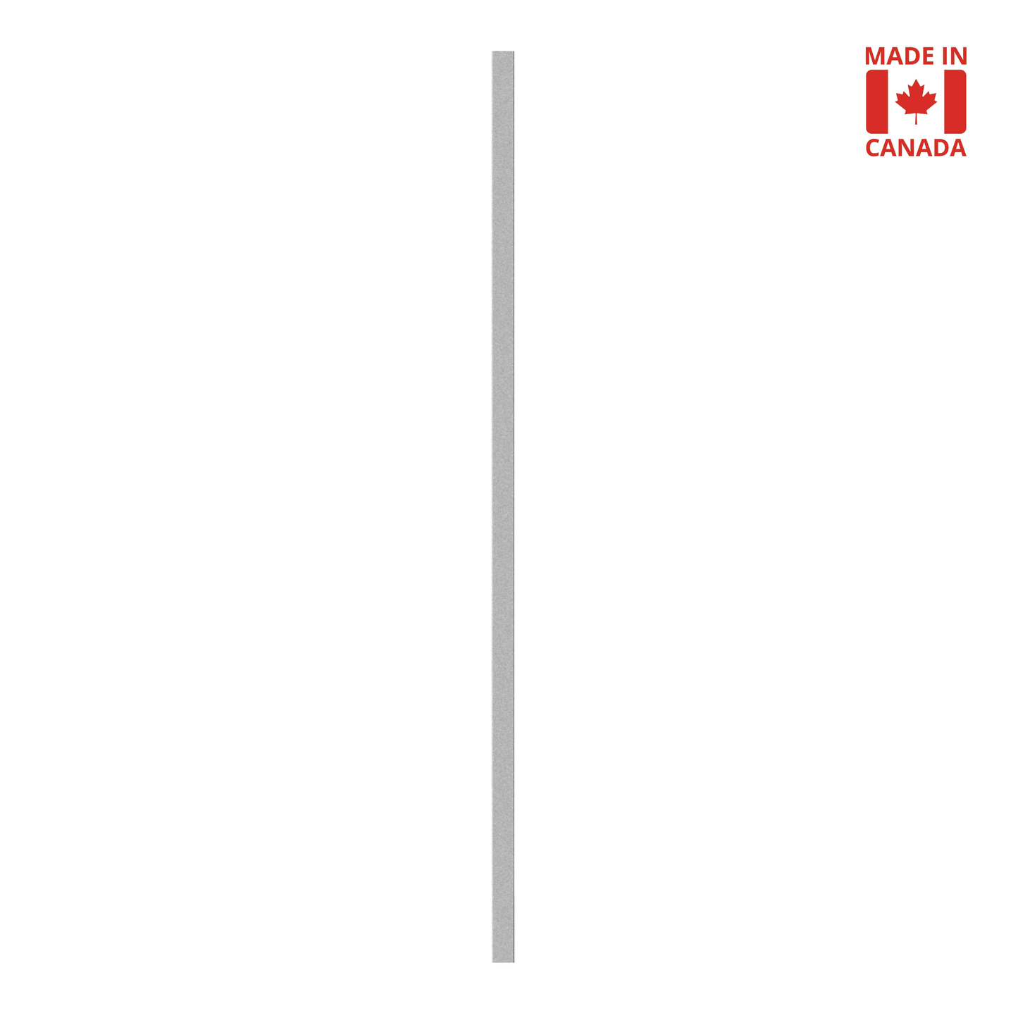 Plain 5/8" Solid Square Shaft Baluster (Pearl Silver) Mister Baluster