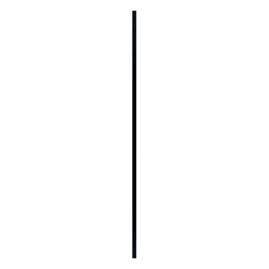 Plain 1/2" Hollow Metal Insert Square Shaft Baluster