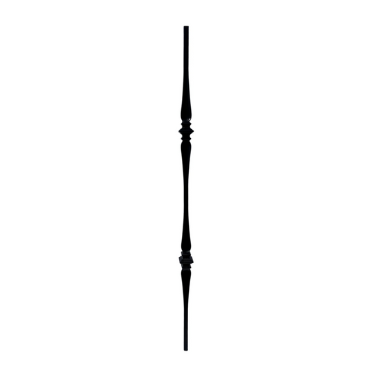 Double Spoon 1/2" Hollow Square Shaft Pin Top Baluster
