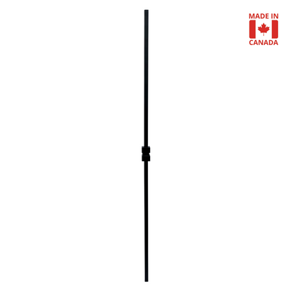 Single Square Collar 1/2" Solid Square Shaft Baluster