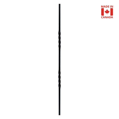Double Twist 1/2" Solid Square Shaft Baluster