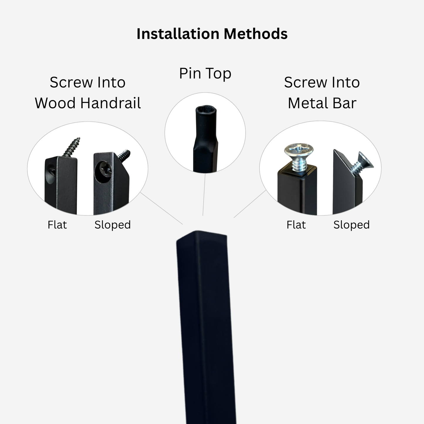 Échantillon de balustre non fini (testez vos mesures) 