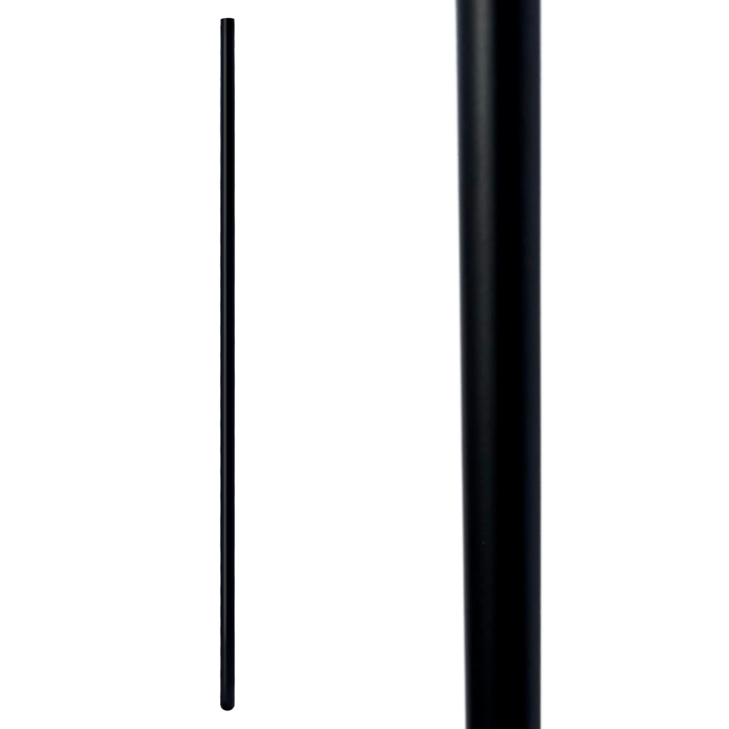 Balustre rond massif uni de 5/8 po 