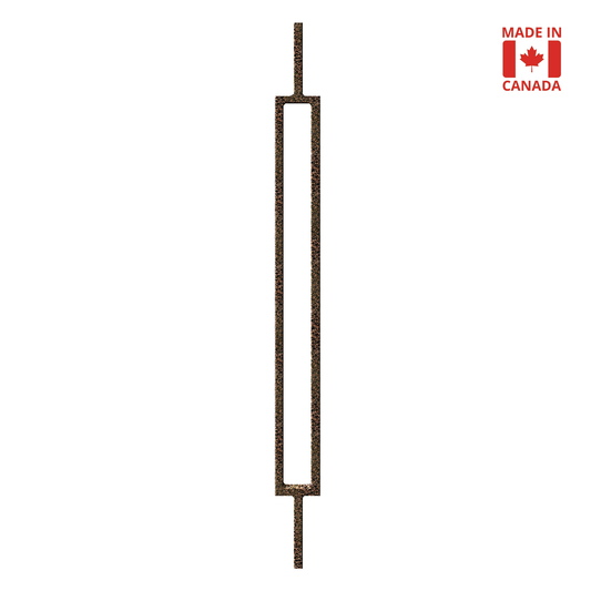 Rectangle 1/2" Solid Square Shaft Baluster (2.25" Width) (Copper Vein)