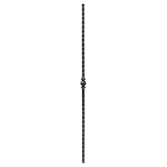 Single Ball Hammer 1/2" Solid Square Shaft Baluster (Silver Vein)
