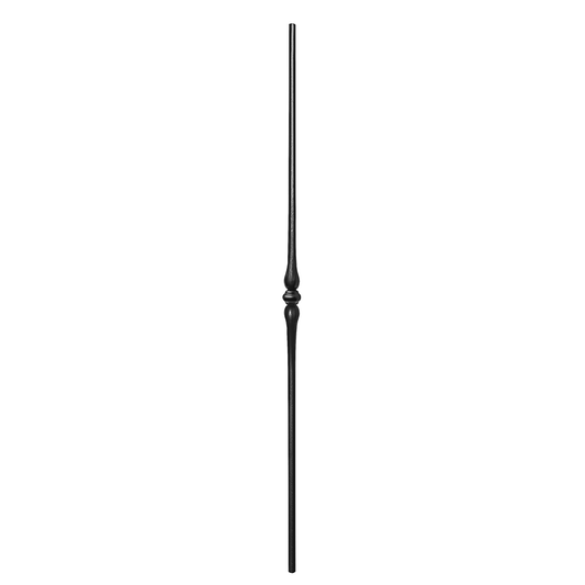 Single Hammer 9/16" Solid Round Shaft Baluster (Textured Black) Mister Baluster