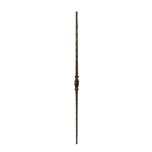 Single Thick Hammer 1/2" Solid Square Shaft Baluster (Burnt Penny) Mister Baluster