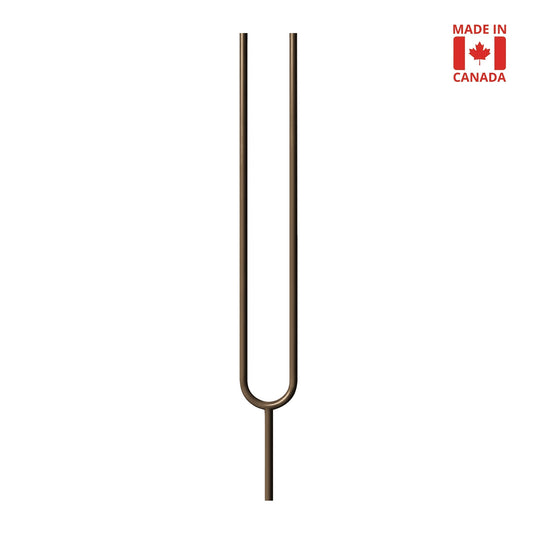 Tuning Fork 1/2" Solid Round Shaft Baluster (U Shaped Split Oval - 4.125" Width) (Burnt Penny) Mister Baluster